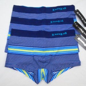 PAPI 3ct MENS PENCIL STRIPE BRAZILIAN TRUNK UNDERWEAR L NWT $78 KY